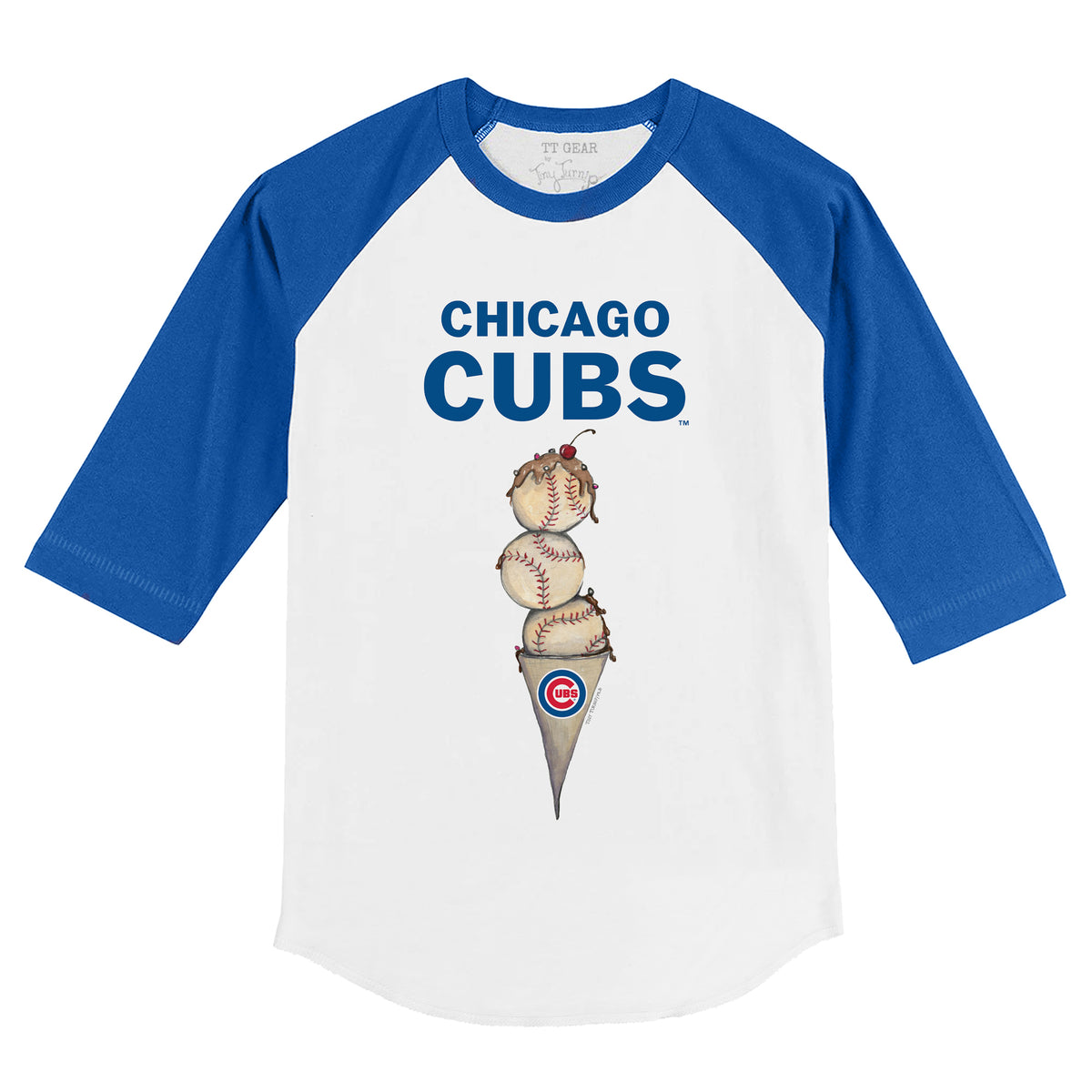 Chicago Cubs Youth Hardball T-Shirt - Cream