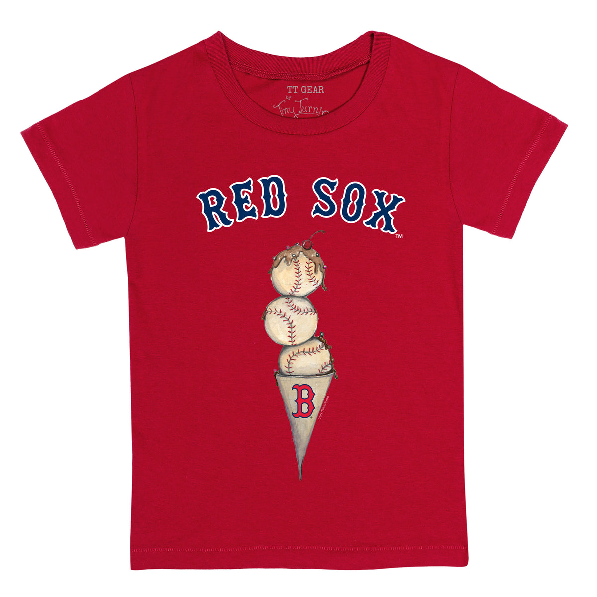 Boston Red Sox Navy Wicked Awesome Scrum Tee