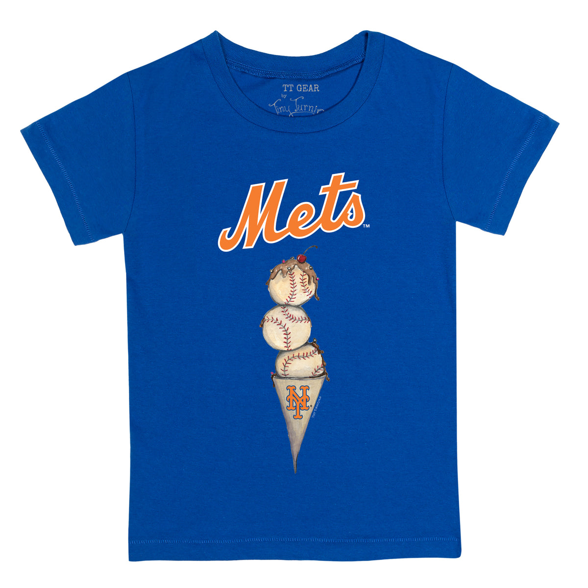 Lids New York Mets Tiny Turnip Youth Baseball Love T-Shirt - White