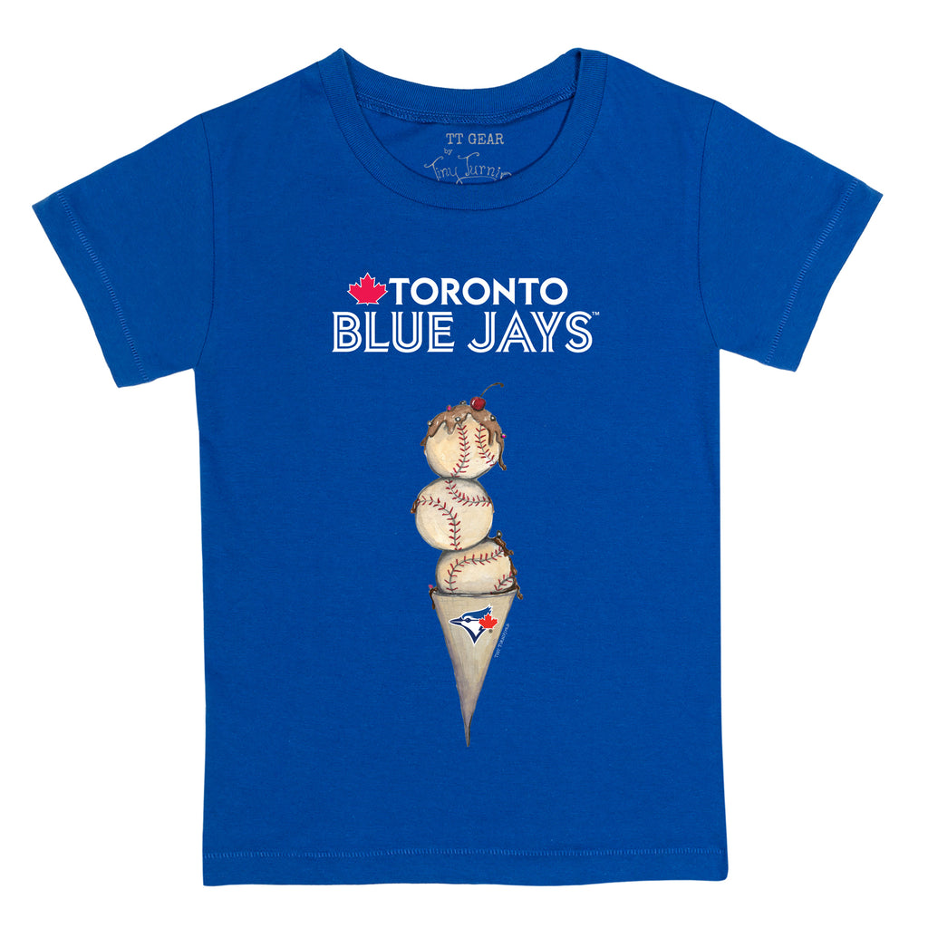 Toronto Blue Jays Triple Scoop Tee Shirt Women's XL / Royal Blue