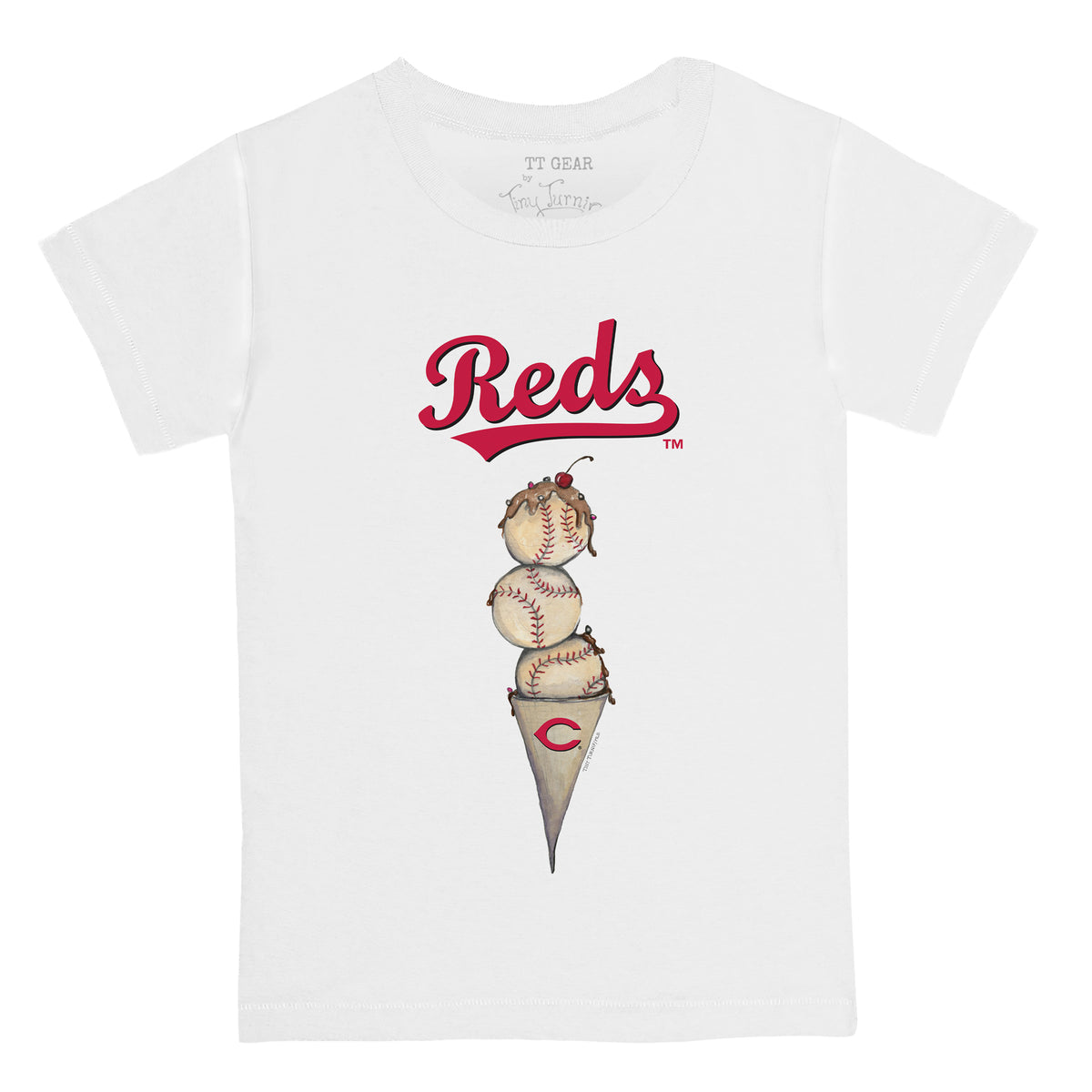 Cincinnati Reds Triple Scoop Tee Shirt