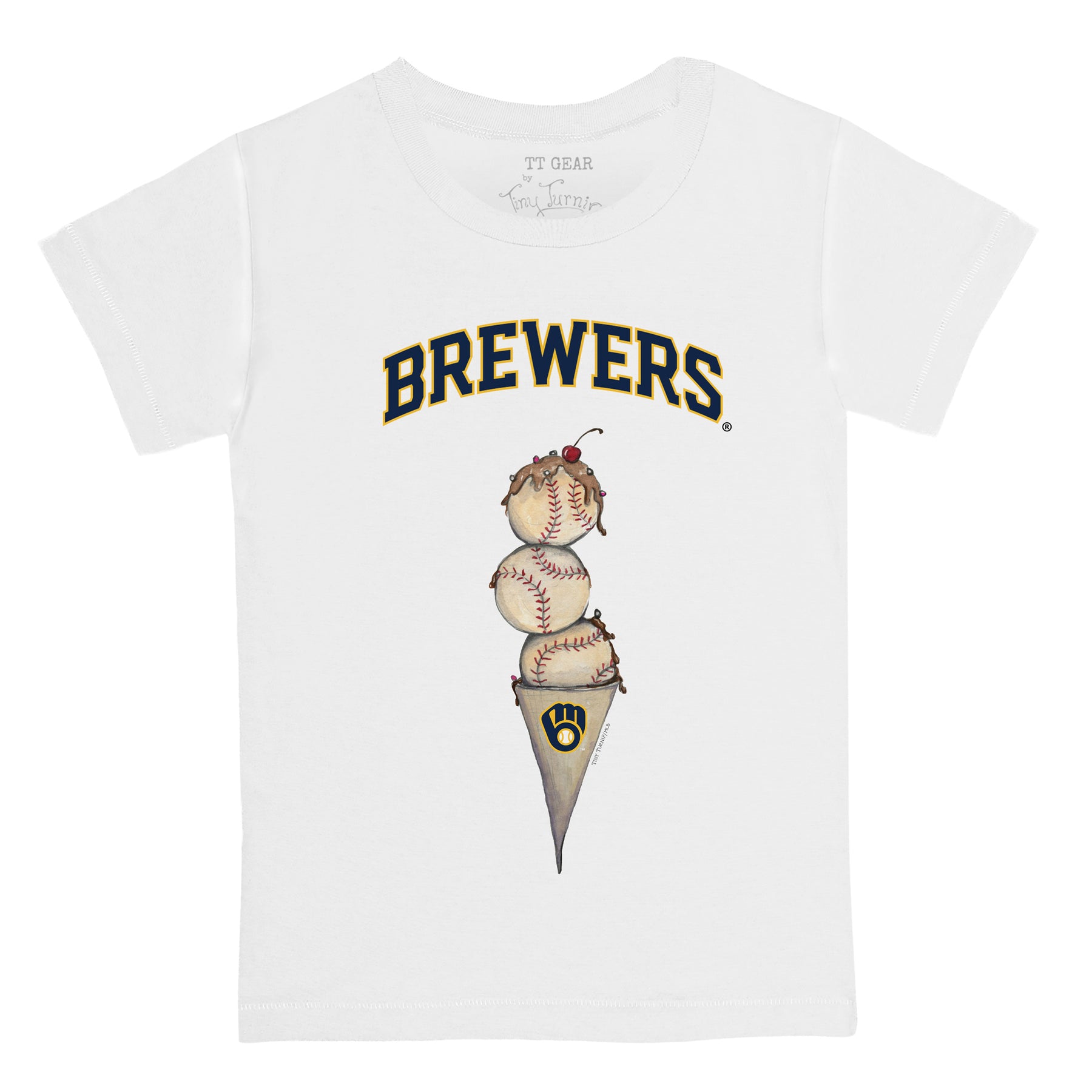 Milwaukee Brewers Triple Scoop Tee Shirt