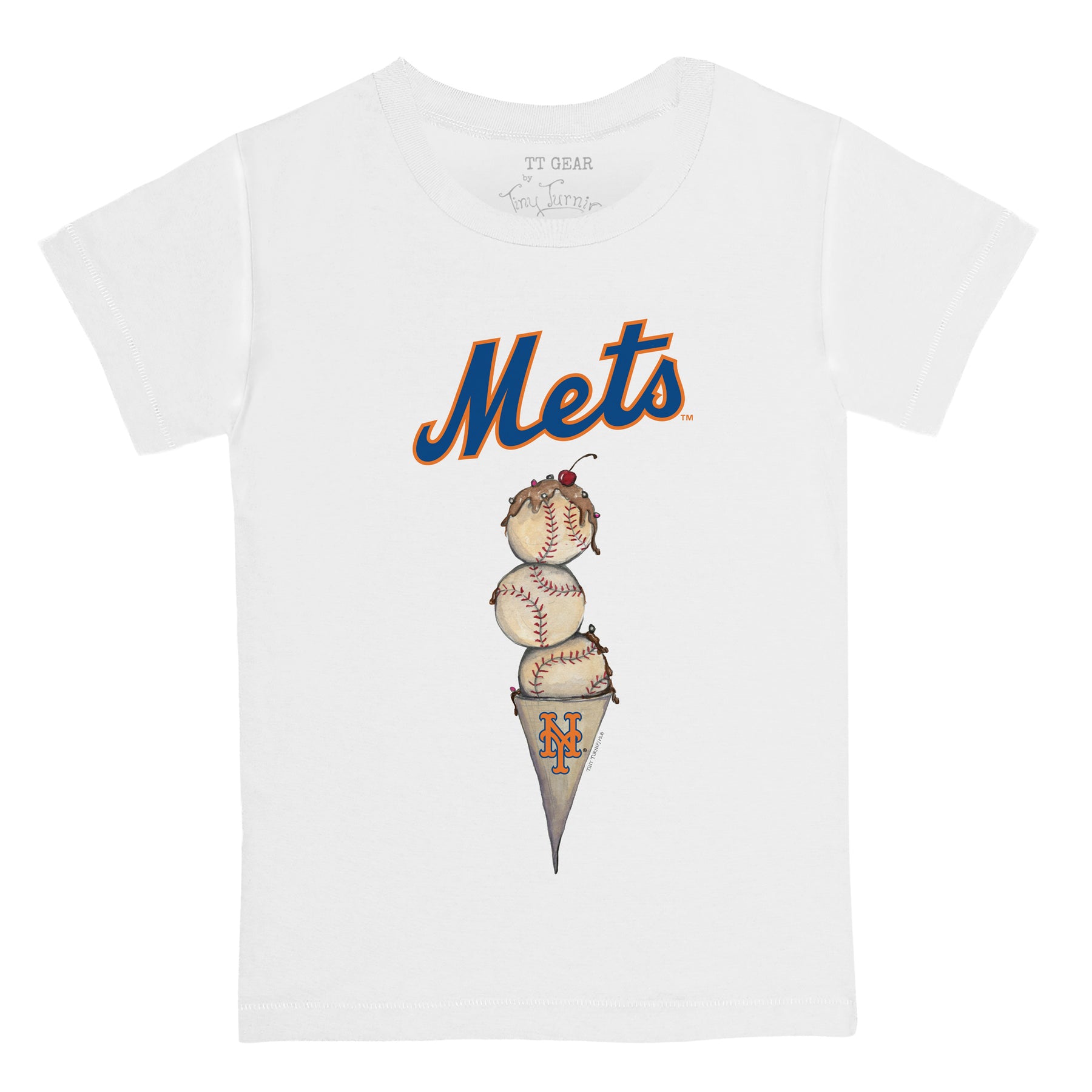 New York Mets New Era Women's Plus Size Space Dye Raglan V-Neck T