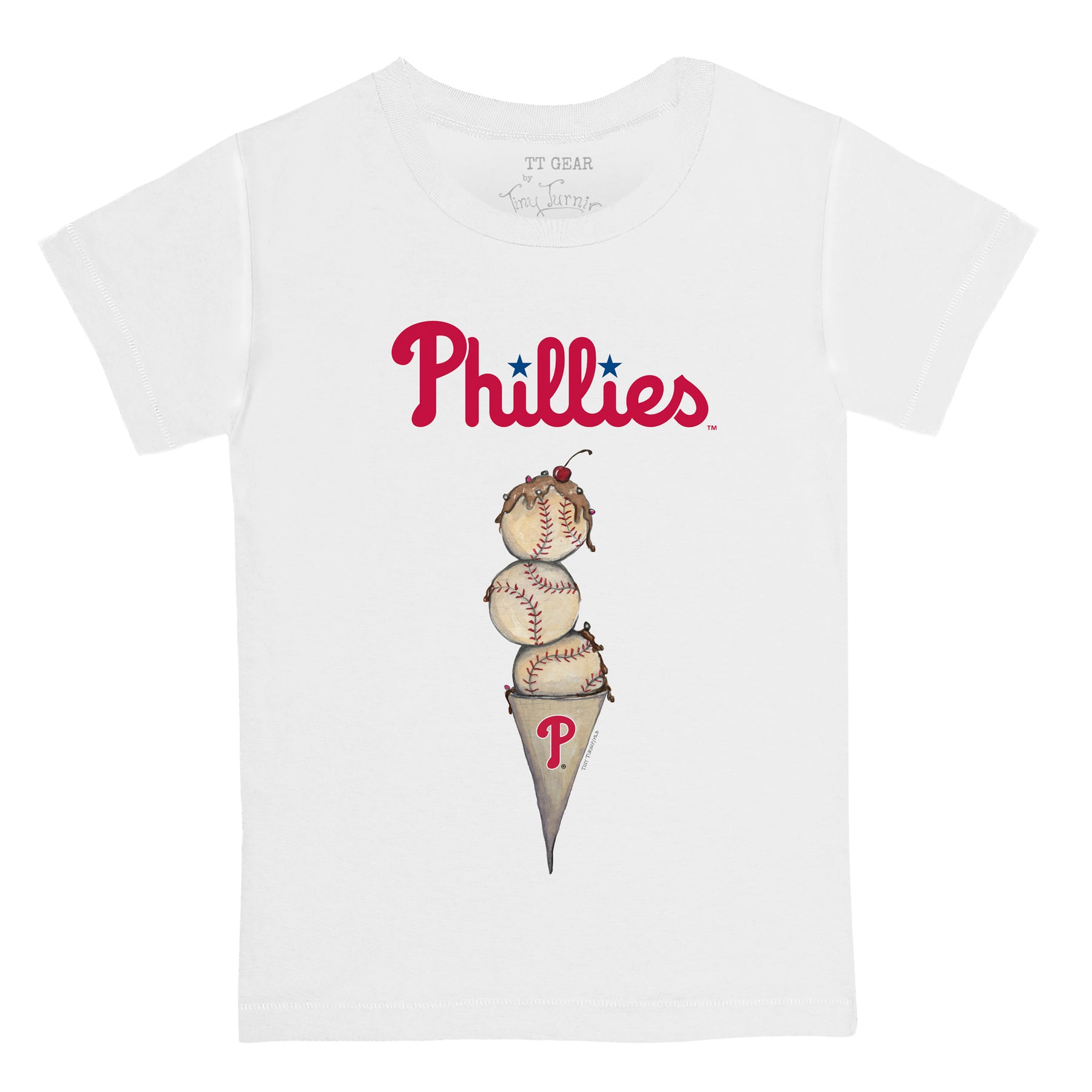 Philadelphia Phillies Triple Scoop Tee Shirt