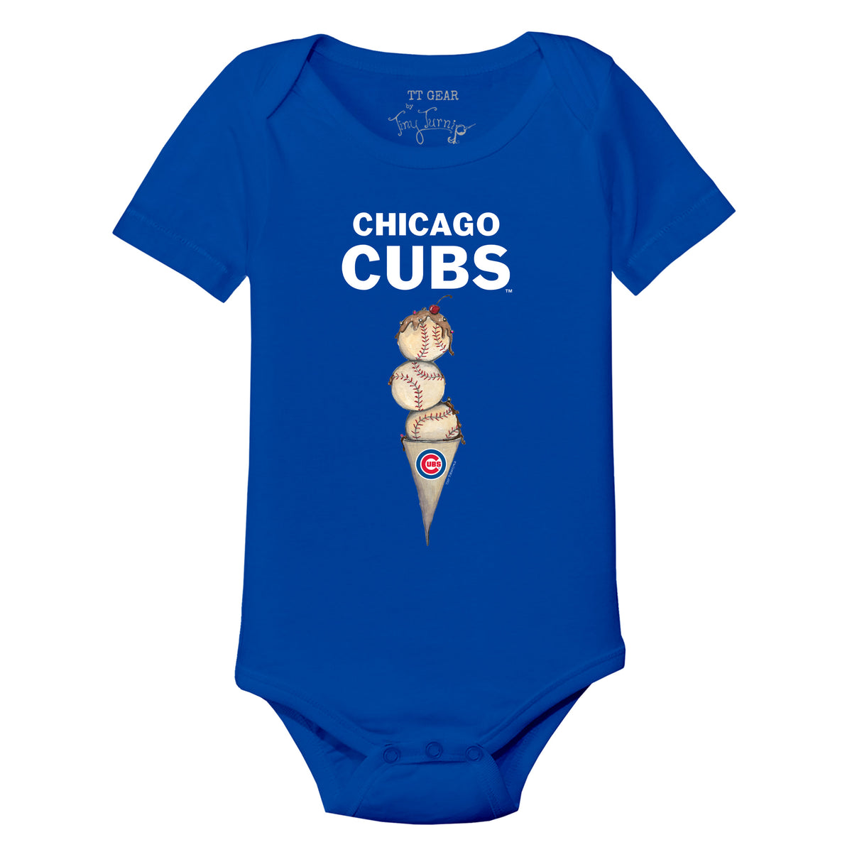 Chicago Cubs Triple Scoop Short Sleeve Snapper