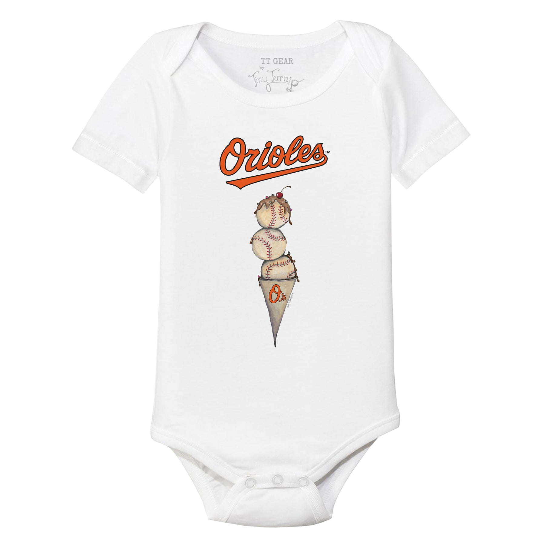 Baltimore Orioles Triple Scoop Short Sleeve Snapper