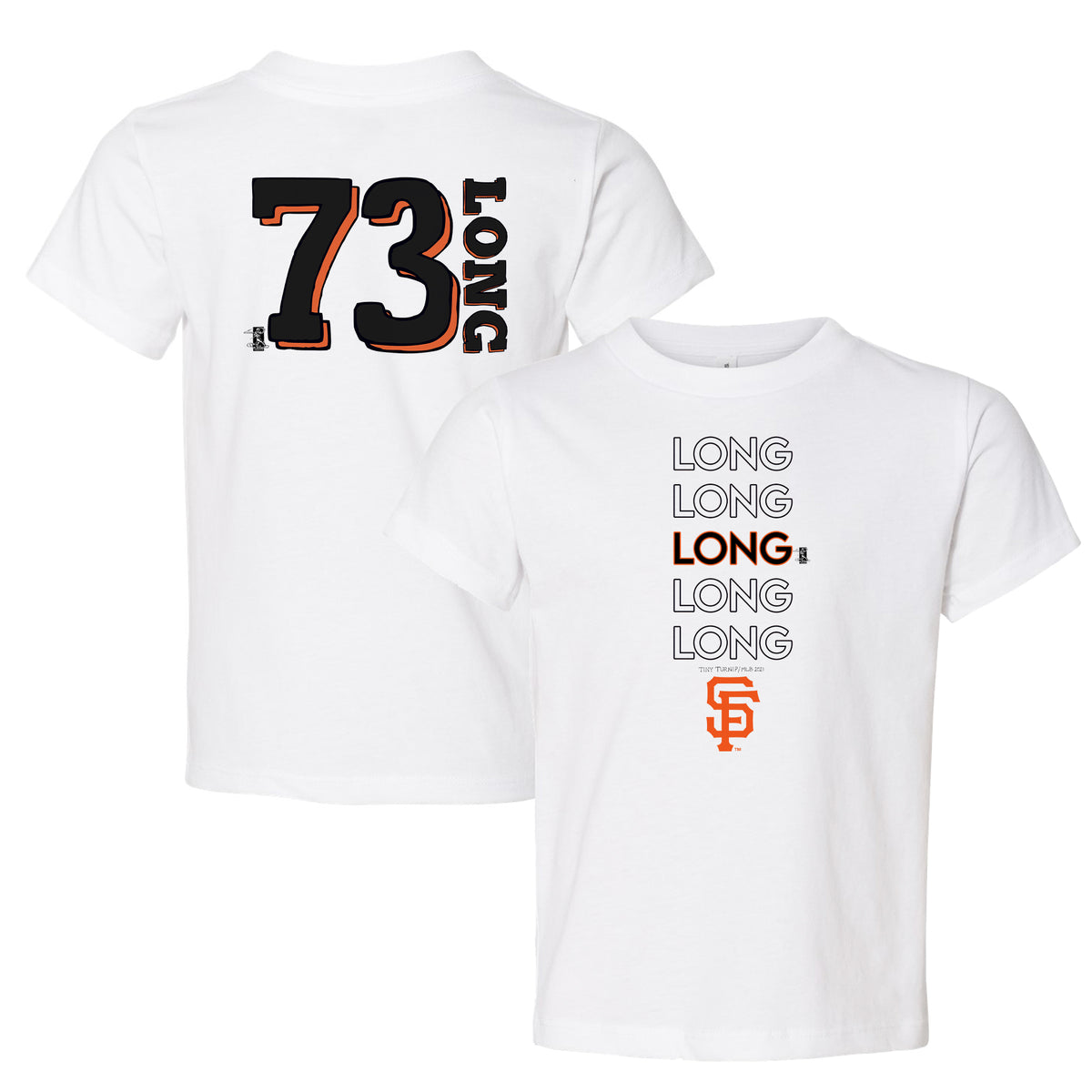 San Francisco Giants Sam Long Stacked Tee Shirt
