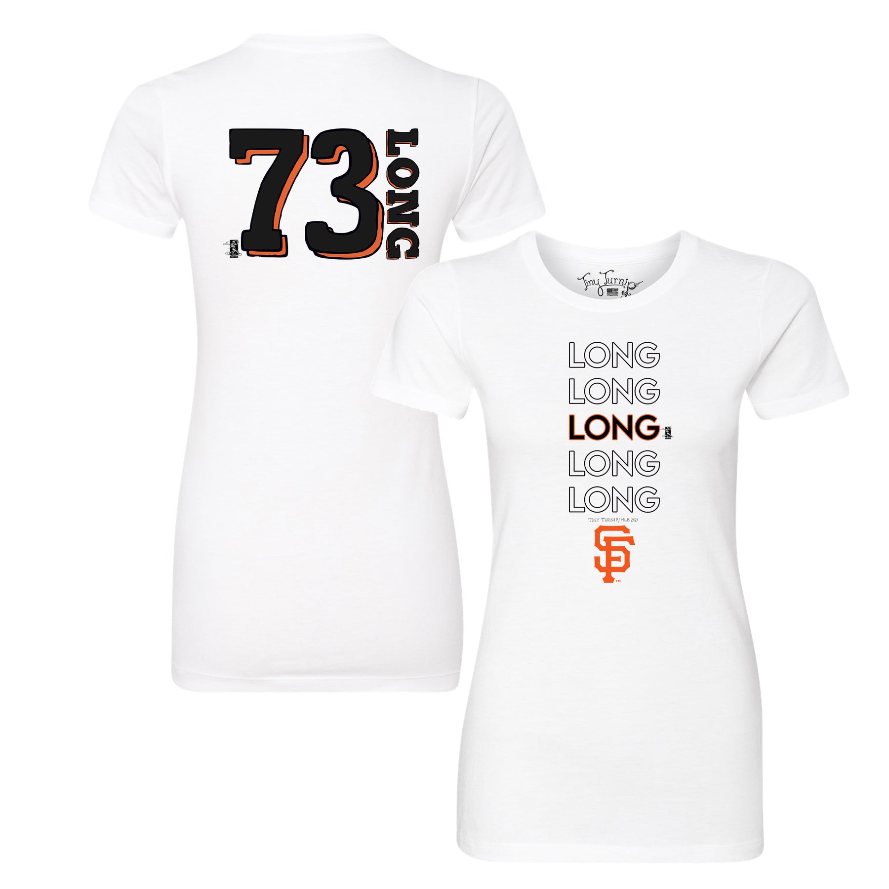 San Francisco Giants Sam Long Stacked Tee Shirt