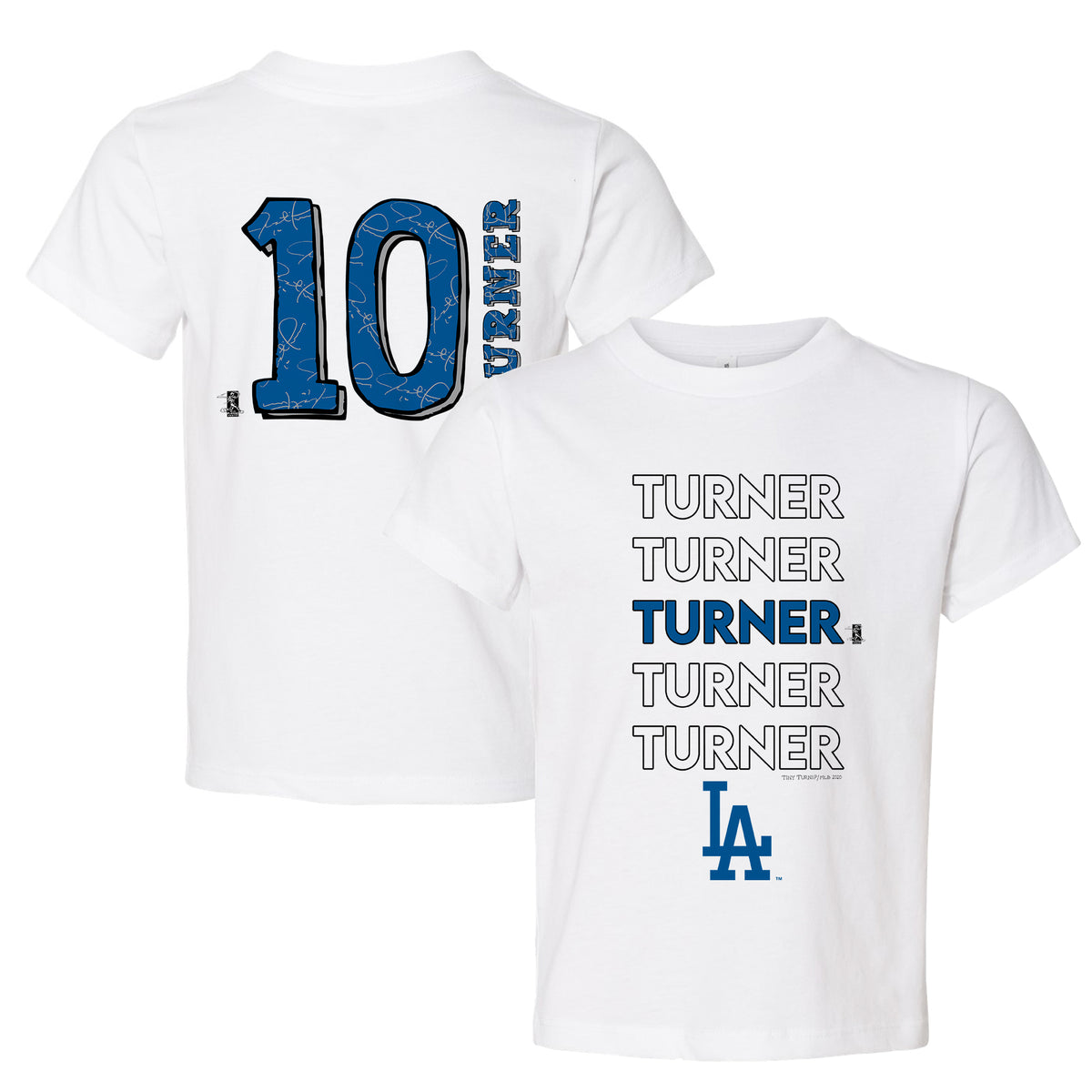 Los Angeles Dodgers Clayton Kershaw Stacked Unisex Heather