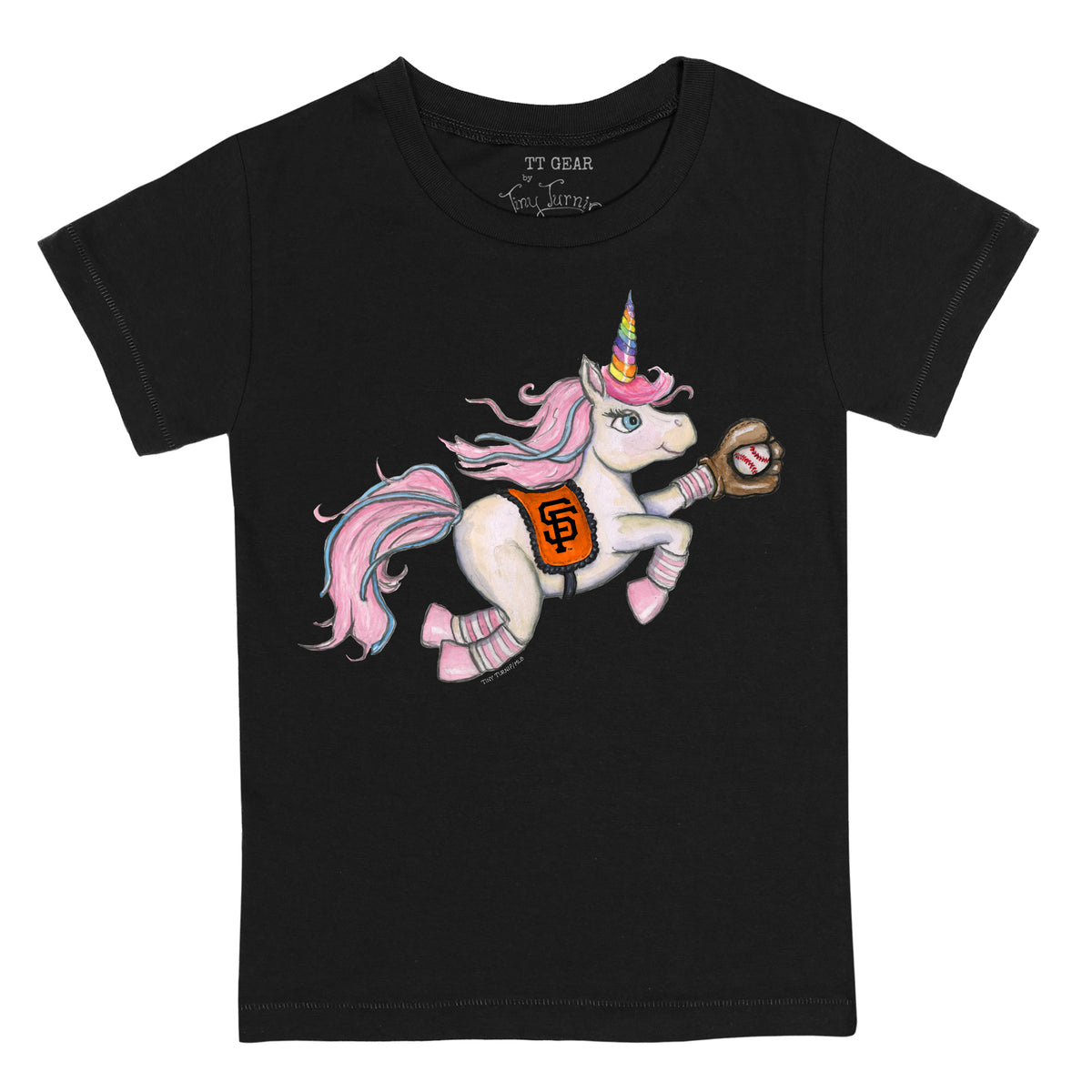 Lids Philadelphia Phillies Tiny Turnip Youth Space Unicorn T-Shirt - Black