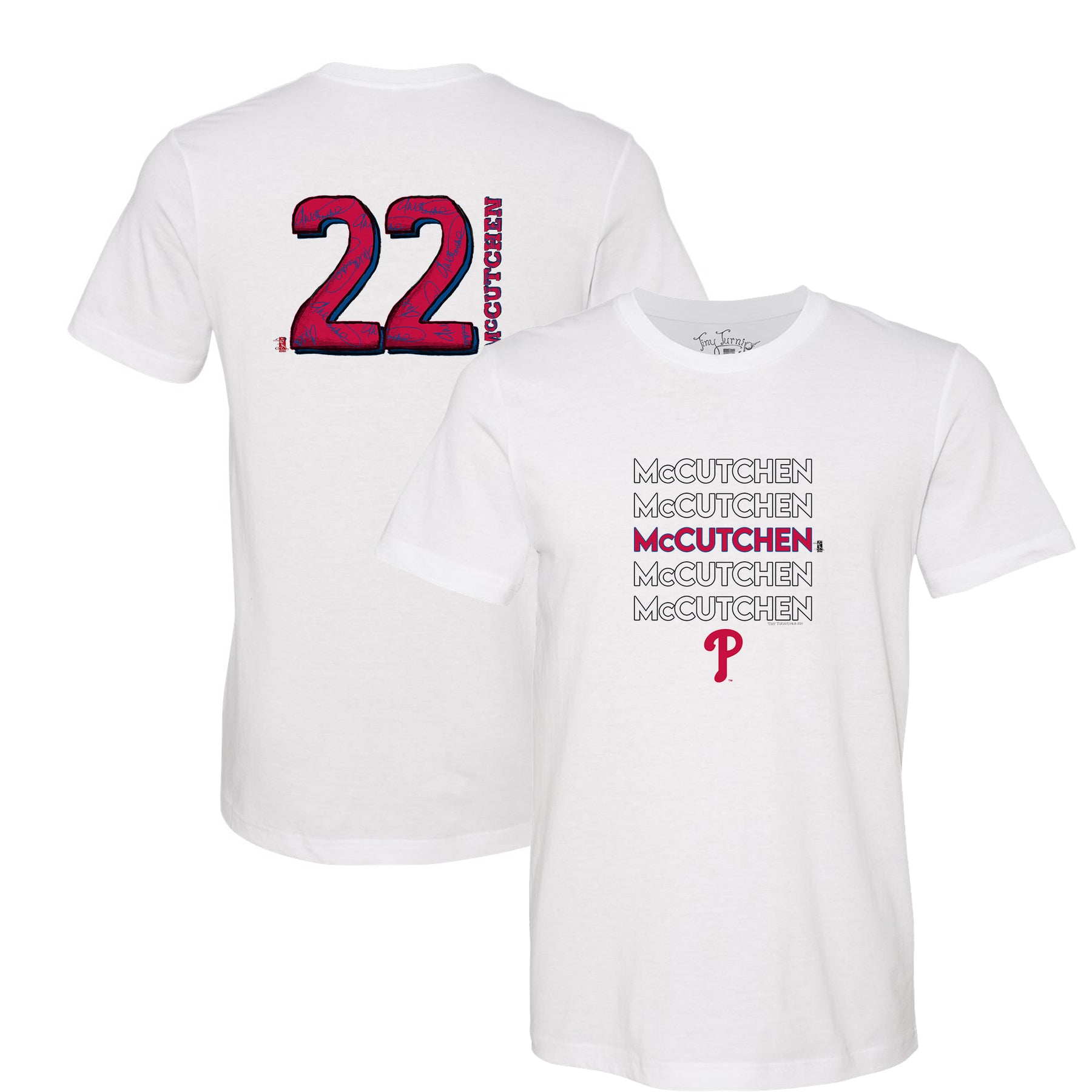 Philadelphia Phillies Andrew McCutchen Stacked Tee Shirt