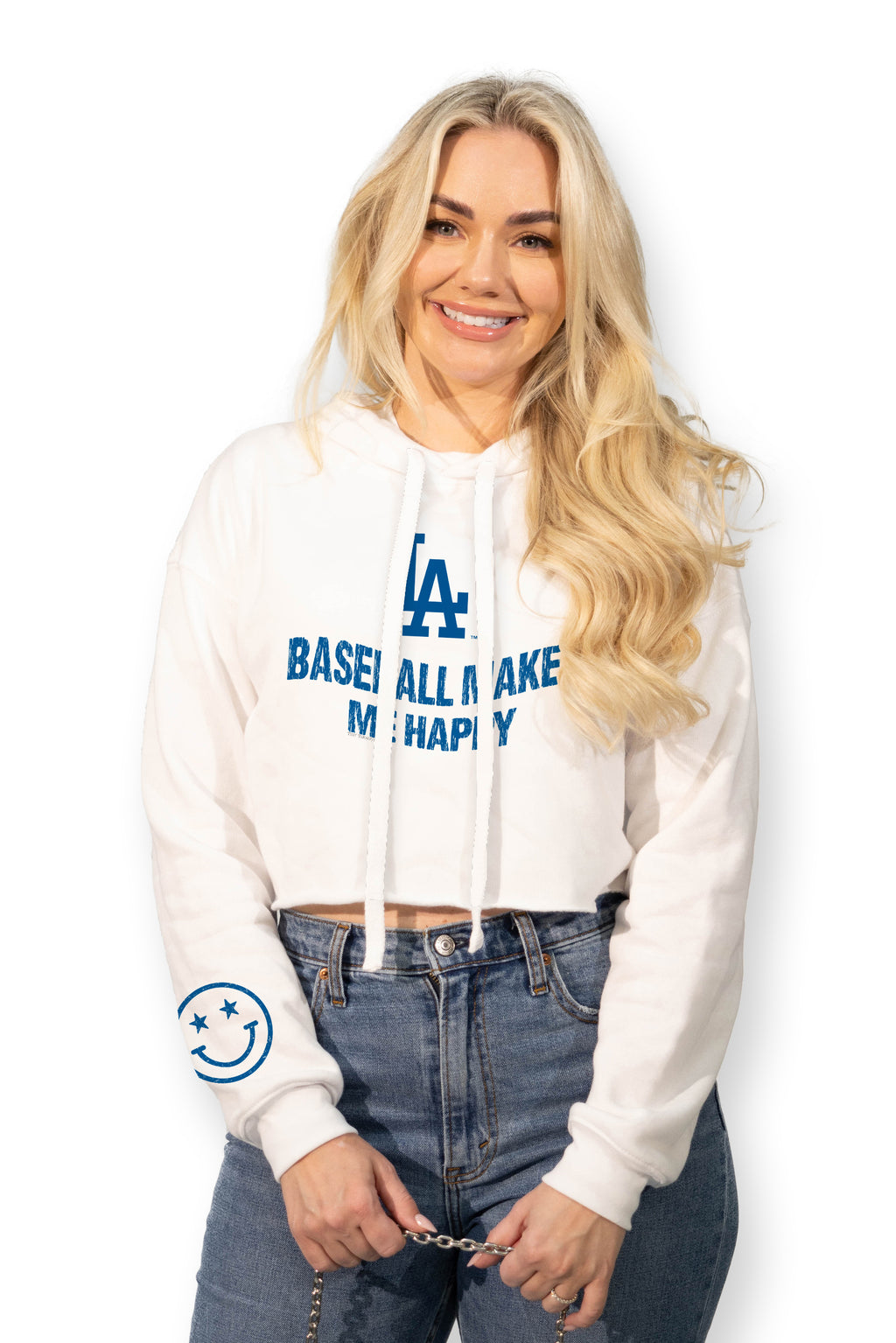 LA Dodgers Chelsea Freeman Kids Zip-Up Hoodie