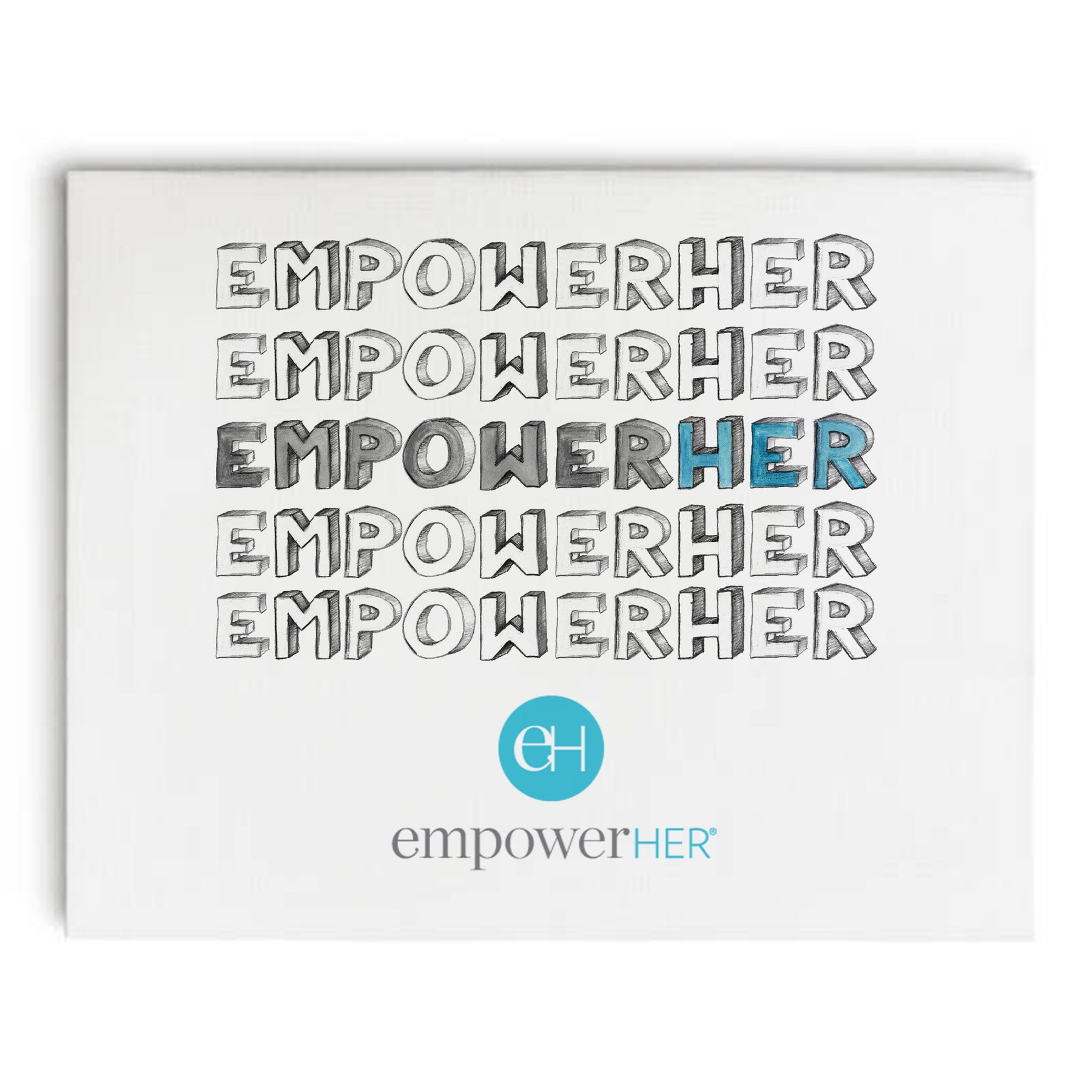 Tiny Turnip "EMPOWER HER" Stretch Cotton Canvas