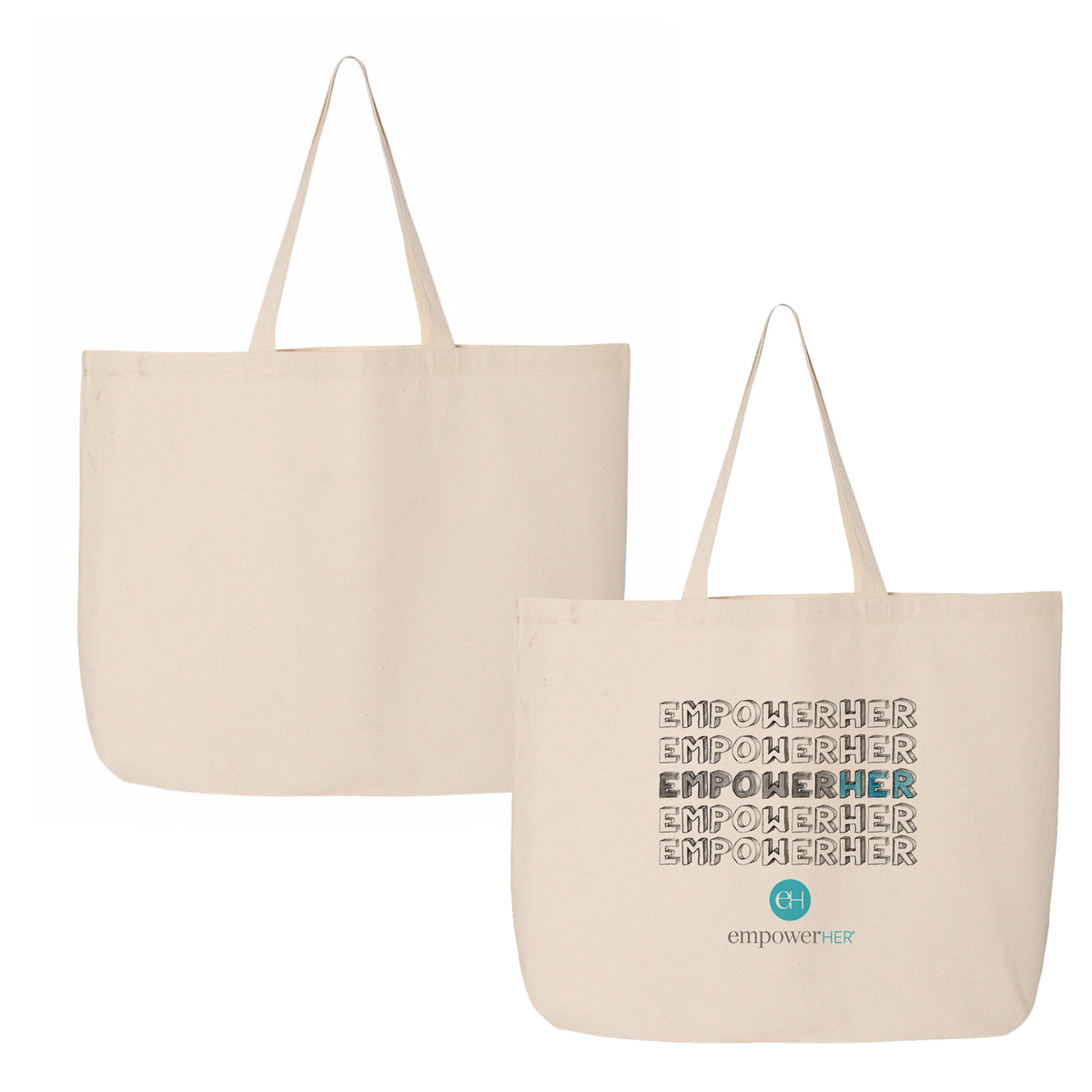 Tiny Turnip "EMPOWER HER" Canvas Tote Bag